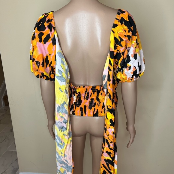 𝅺New York and company tie back top - Picture 3 of 8